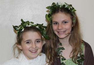 <em>Persephone</em> Article Photo - Luciana and Eliza as Persephone and Demeter