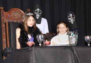 <em>Persephone</em> Article Photo - Lucy and Luciana as Hades and Persephone