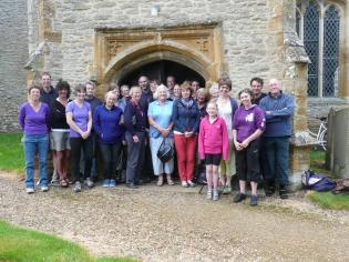 Annual Outing Article Photo - At Lavendon Church
