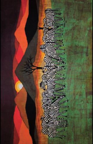 Charity Christmas Cards For Sale Article Photo - Card Design 5: “Zebras”