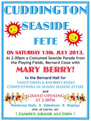 ‘Cuddington at the Seaside’ Article Graphic