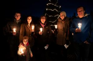 Carol Singing around Cuddington on Wednesday Article Graphic