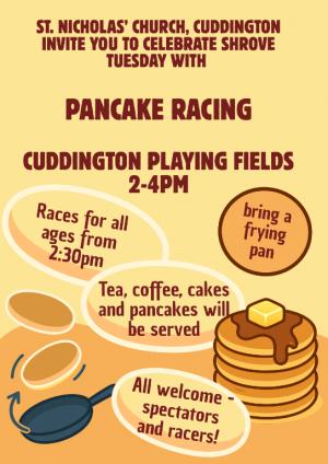 Pancake Racing on Shrove Tuesday Article Graphic